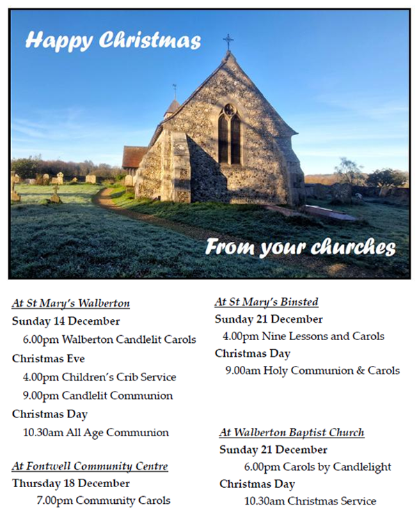 Christmas services 2025